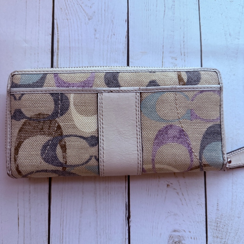 COACH | Soho Optic Art Linen Wallet - Picture 5 of 16